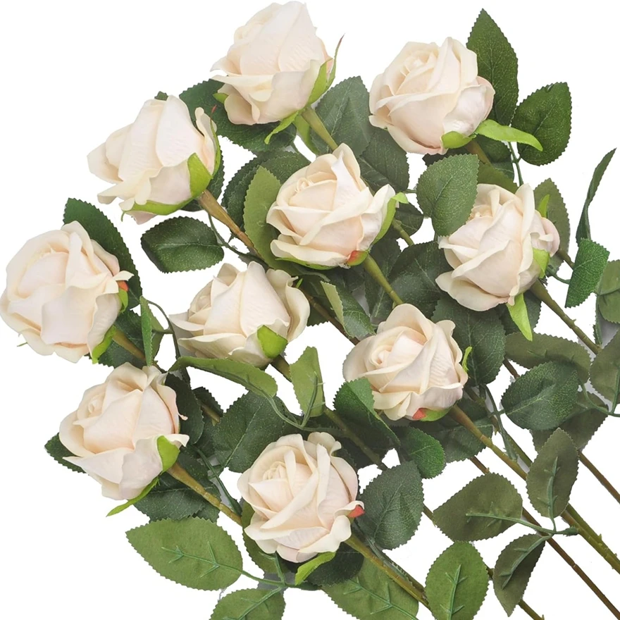 10PCS Artificial Flowers Rose Bouquet Vase Home Decoration Accessories Diy Photo Props Flowers Wall Dining Table Festival Party
10PCS Artificial Flowers Rose Bouquet Vase Home Decoration Accessories Diy Photo Props Flowers Wall Dining Table Festival Party