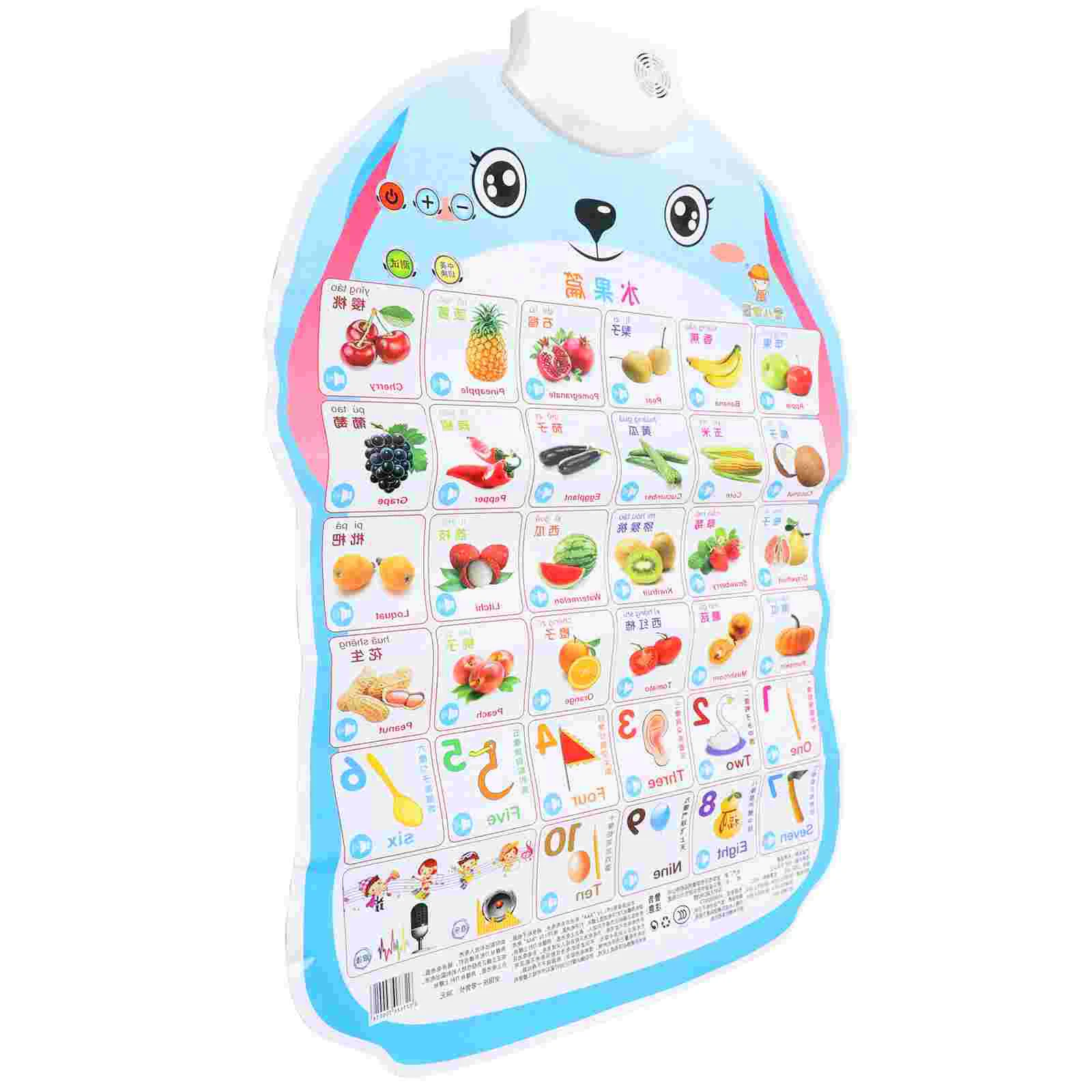Early Education Audio Wall Chart Kids Learning Poster Educational Electronic Pad Toys
Early Education Audio Wall Chart Kids Learning Poster Educational Electronic Pad Toys