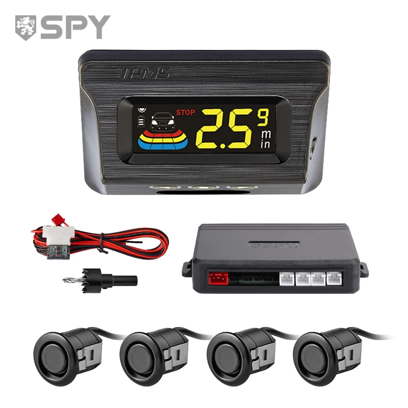SPY Reversing Radar LCD Parking Sensor System Voice Interaction Solar Car Reversing Aid Color Box DC 12V Simple 12 Months IP66
SPY Reversing Radar LCD Parking Sensor System Voice Interaction Solar Car Reversing Aid Color Box DC 12V Simple 12 Months IP66