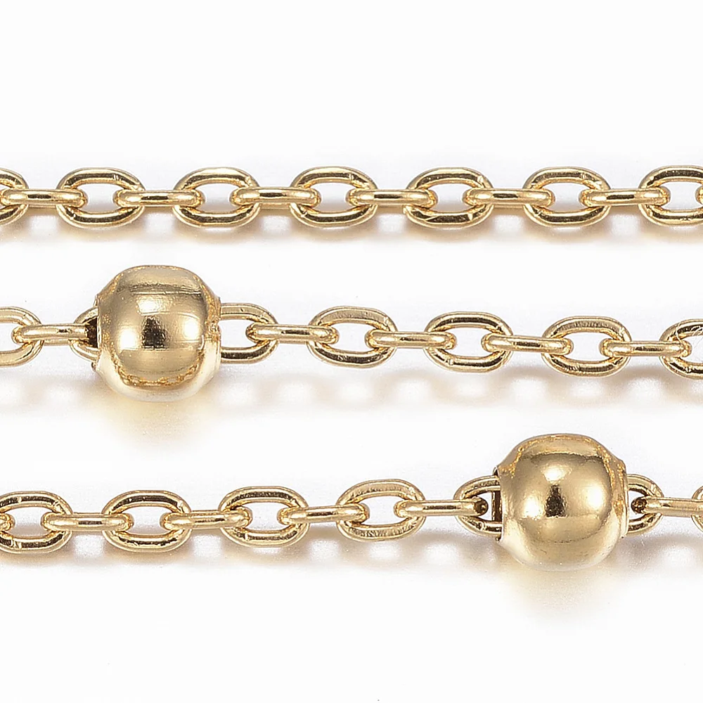 10m/Roll 2.5*1.5*0.3mm 304 Stainless Steel Cable Chains Satellite ChainS for Making DIY Jewelry Necklace Bracelet Crafts
10m/Roll 2.5*1.5*0.3mm 304 Stainless Steel Cable Chains Satellite ChainS for Making DIY Jewelry Necklace Bracelet Crafts