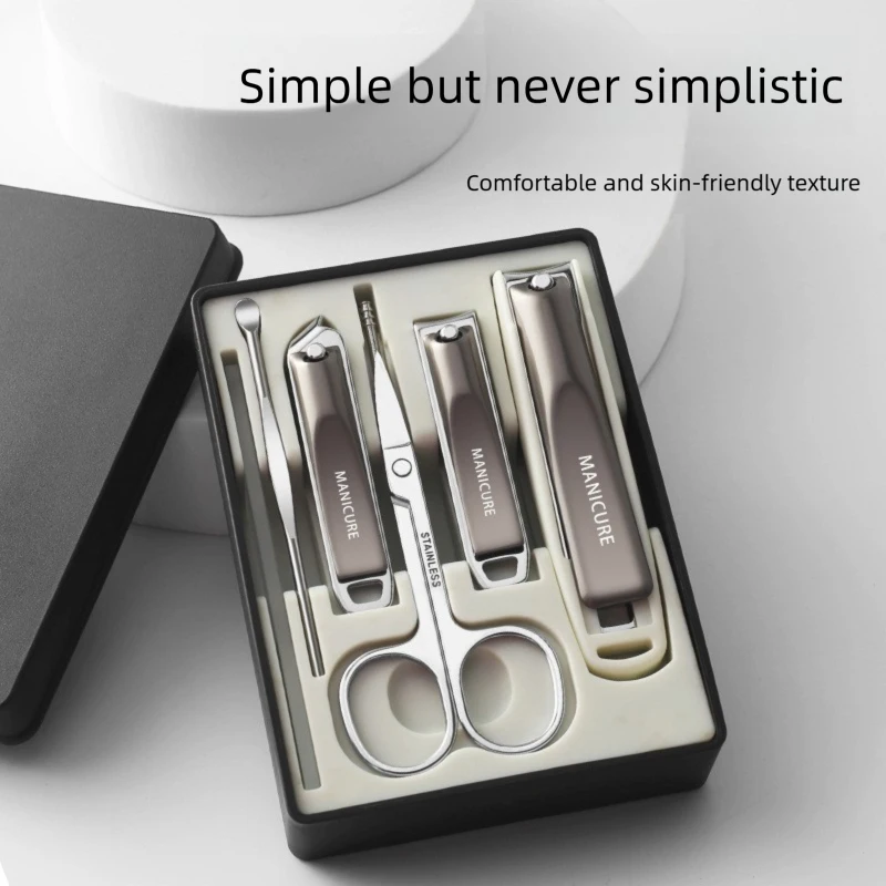 Professional No-Splash Precision Angled Edge Nail Clippers Set 7-Piece, Multi-Use Manicure & Pedicure Nail Care Kit with Catcher
Professional No-Splash Precision Angled Edge Nail Clippers Set 7-Piece, Multi-Use Manicure & Pedicure Nail Care Kit with Catcher