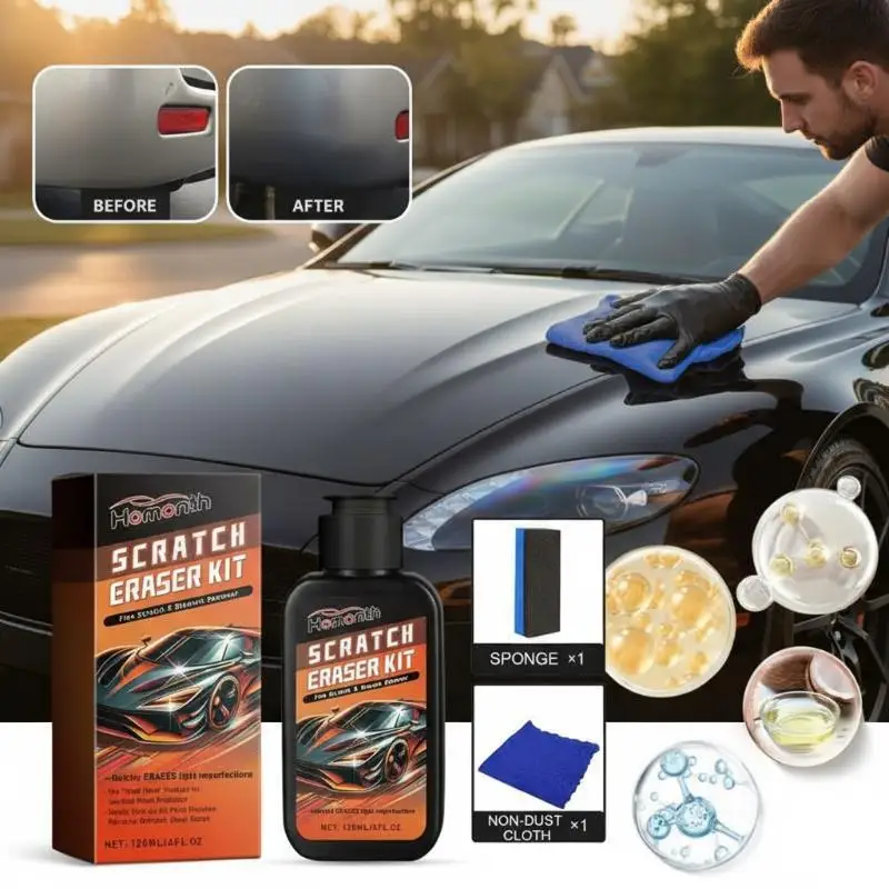 Car Paint Repair 120ml Kit Removal Restores Surface Shine at Home for Quick and Easy Car Care
Car Paint Repair 120ml Kit Removal Restores Surface Shine at Home for Quick and Easy Car Care
