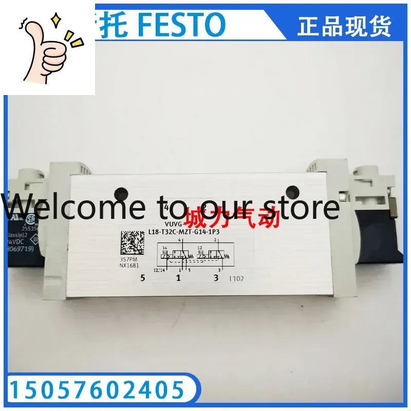 Solenoid Valve Vuvg-l18-t32c-mzt-g14-1p3574434 In Stock.
Solenoid Valve Vuvg-l18-t32c-mzt-g14-1p3574434 In Stock.