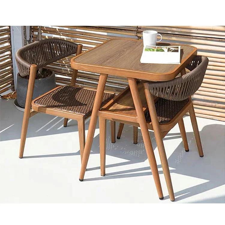 Metal Aluminum Patio Modern Outdoor Garden Rattan Furniture Table And Chair Outdoor Bistro Set
Metal Aluminum Patio Modern Outdoor Garden Rattan Furniture Table And Chair Outdoor Bistro Set