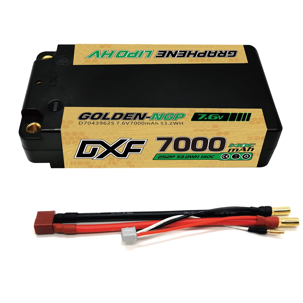 Аккумулятор DXF 2S short Lipo 7,6 В, 7000 с, 1/10 мАч, 5 мм, Т-образный разъем
Аккумулятор DXF 2S short Lipo 7,6 В, 7000 с, 1/10 мАч, 5 мм, Т-образный разъем
