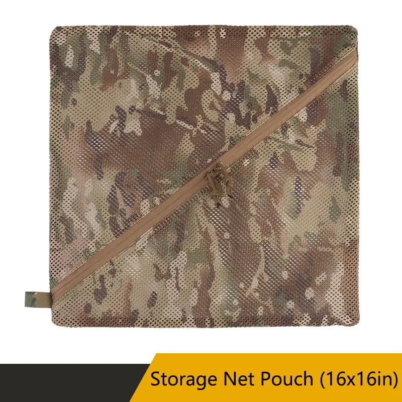 Storage Mesh Pouch (16 * 16in), Cradle net Material Miscellaneous Outdoor Carry Camouflage Storage Bag
Storage Mesh Pouch (16 * 16in), Cradle net Material Miscellaneous Outdoor Carry Camouflage Storage Bag