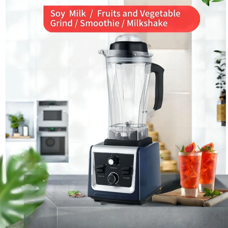 High Power Blender Pure Copper Motor 8 Blades 2L Timer Function High Speed Blenders for Milk Tea Shop Juice Smoothie Ice Crusher
High Power Blender Pure Copper Motor 8 Blades 2L Timer Function High Speed Blenders for Milk Tea Shop Juice Smoothie Ice Crusher