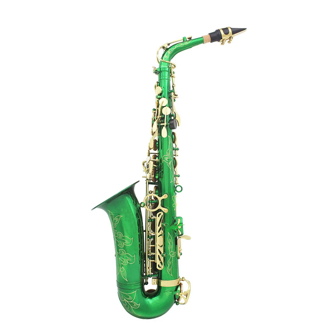 Alto Saxophone Exquisite Green Color Eb Brass Body Alto Saxophone Musical Instrument
Alto Saxophone Exquisite Green Color Eb Brass Body Alto Saxophone Musical Instrument