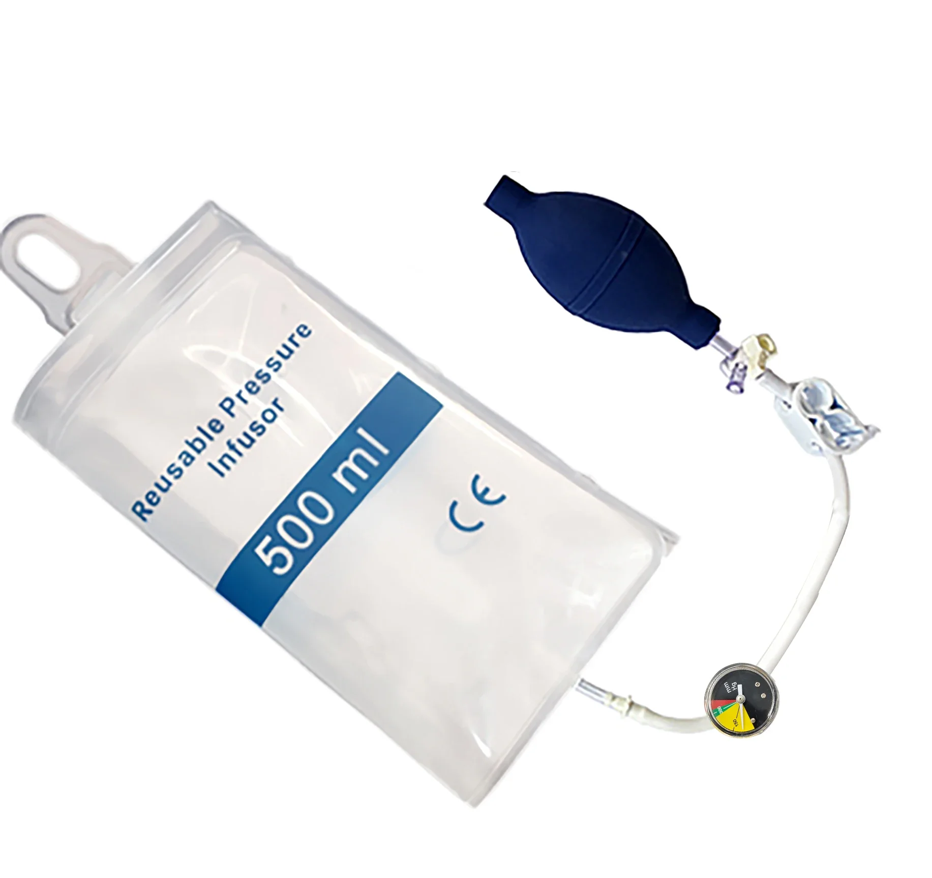 High-Quality 500cc Clear Pressure Bag with Aneroid Gauge - Pressure Infuser for Medical Use manufacturer
High-Quality 500cc Clear Pressure Bag with Aneroid Gauge - Pressure Infuser for Medical Use manufacturer