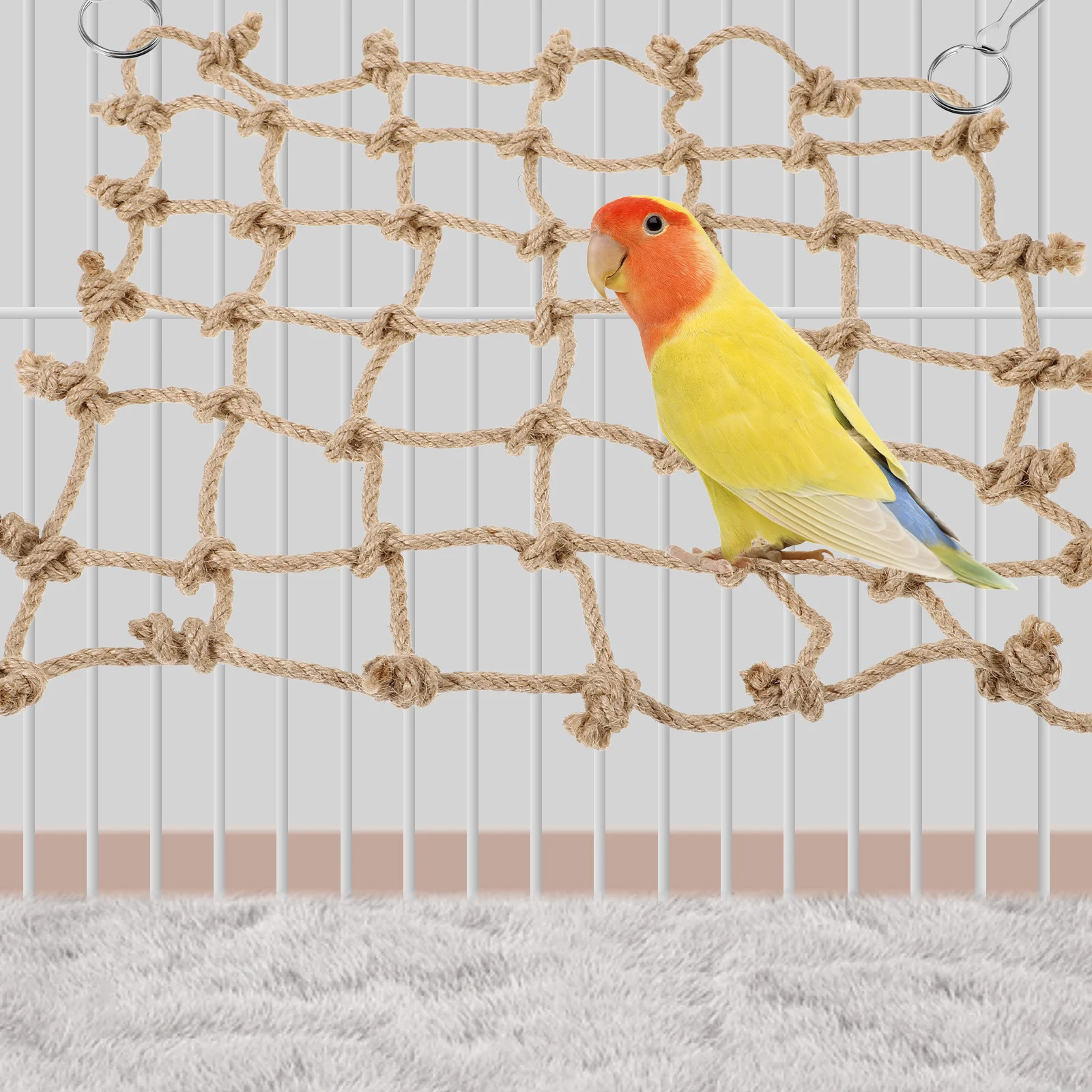 Bird Climbing Parrot Plaything Wear-Resistant Hammock For Parrot Climbing Supplies Cage Hanging Exercise Fun Conure Parakeet Pet 
Bird Climbing Parrot Plaything Wear-Resistant Hammock For Parrot Climbing Supplies Cage Hanging Exercise Fun Conure Parakeet Pet