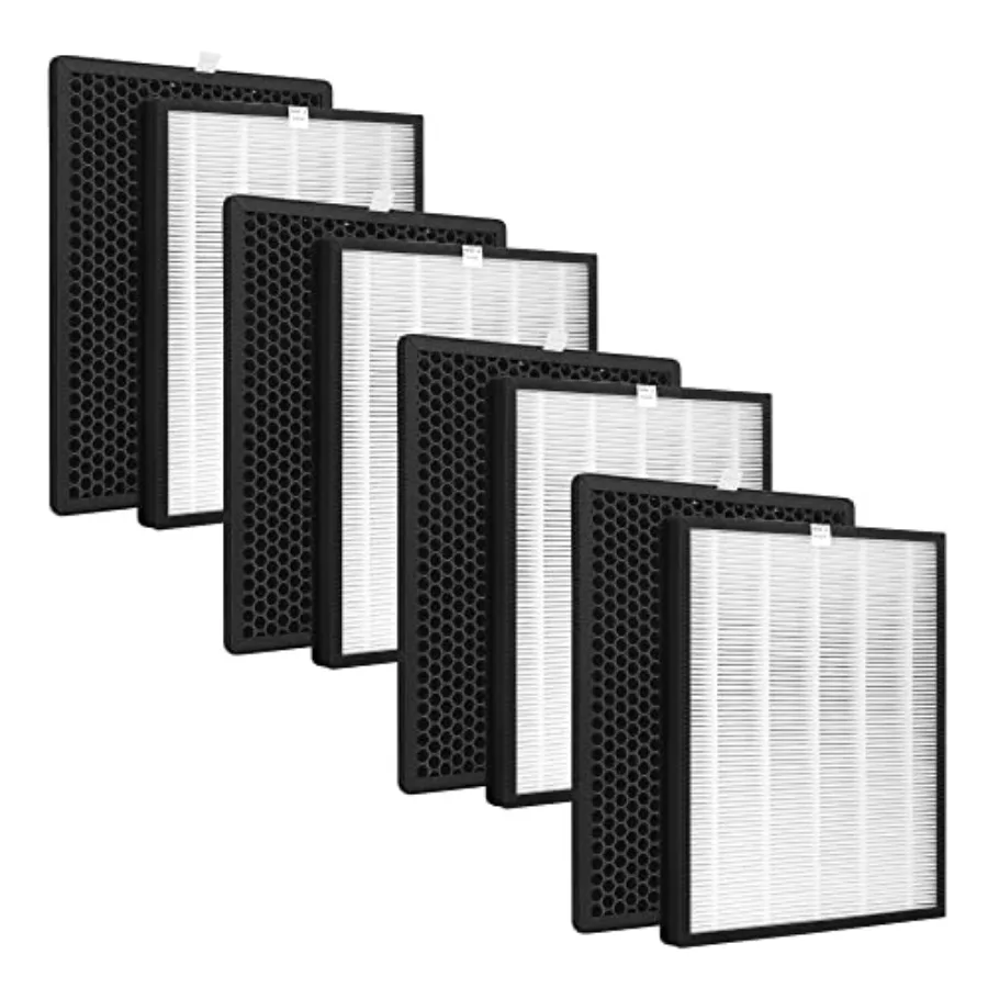True HEPA Replacement Filters for Alexapure Breeze AP-B0 and 09 Air Cleaner Purifier, 4 HEPA Filters and 4 Activated Carbon Fil
True HEPA Replacement Filters for Alexapure Breeze AP-B0 and 09 Air Cleaner Purifier, 4 HEPA Filters and 4 Activated Carbon Fil
