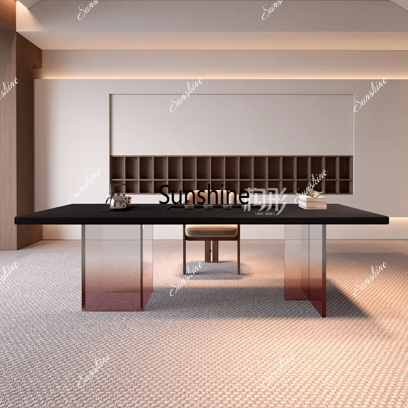 Modern light luxury high-end solid wood tea table household balcony small
Modern light luxury high-end solid wood tea table household balcony small