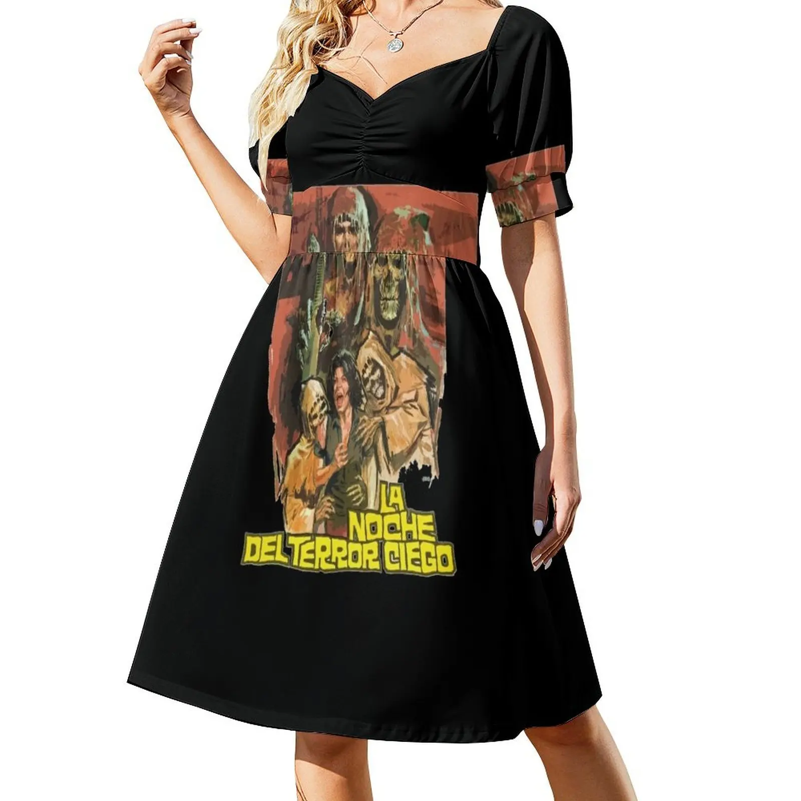 la noche del terror ciego Short-Sleeved Dress evening dress woman Bridesmaid dress woman birthday for women luxury 2025
la noche del terror ciego Short-Sleeved Dress evening dress woman Bridesmaid dress woman birthday for women luxury 2025