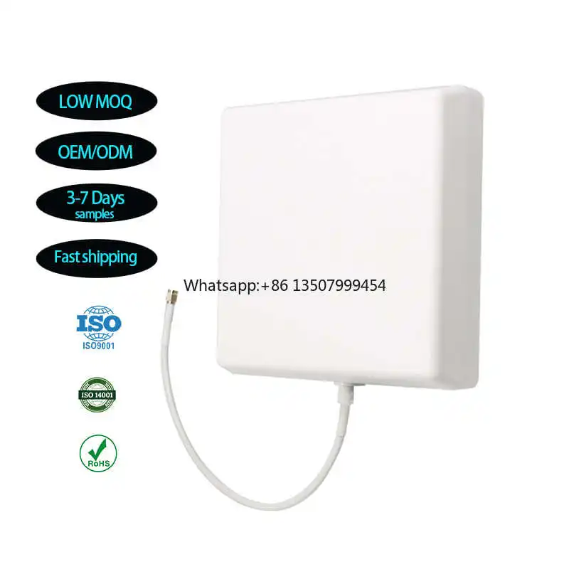 High Gain 9dBi 698-4000MHz Indoor Outdoor Waterproof Directional Wall Mast Mount DAS 3G 2.4G LTE 4G 5G Panel Antenna
High Gain 9dBi 698-4000MHz Indoor Outdoor Waterproof Directional Wall Mast Mount DAS 3G 2.4G LTE 4G 5G Panel Antenna