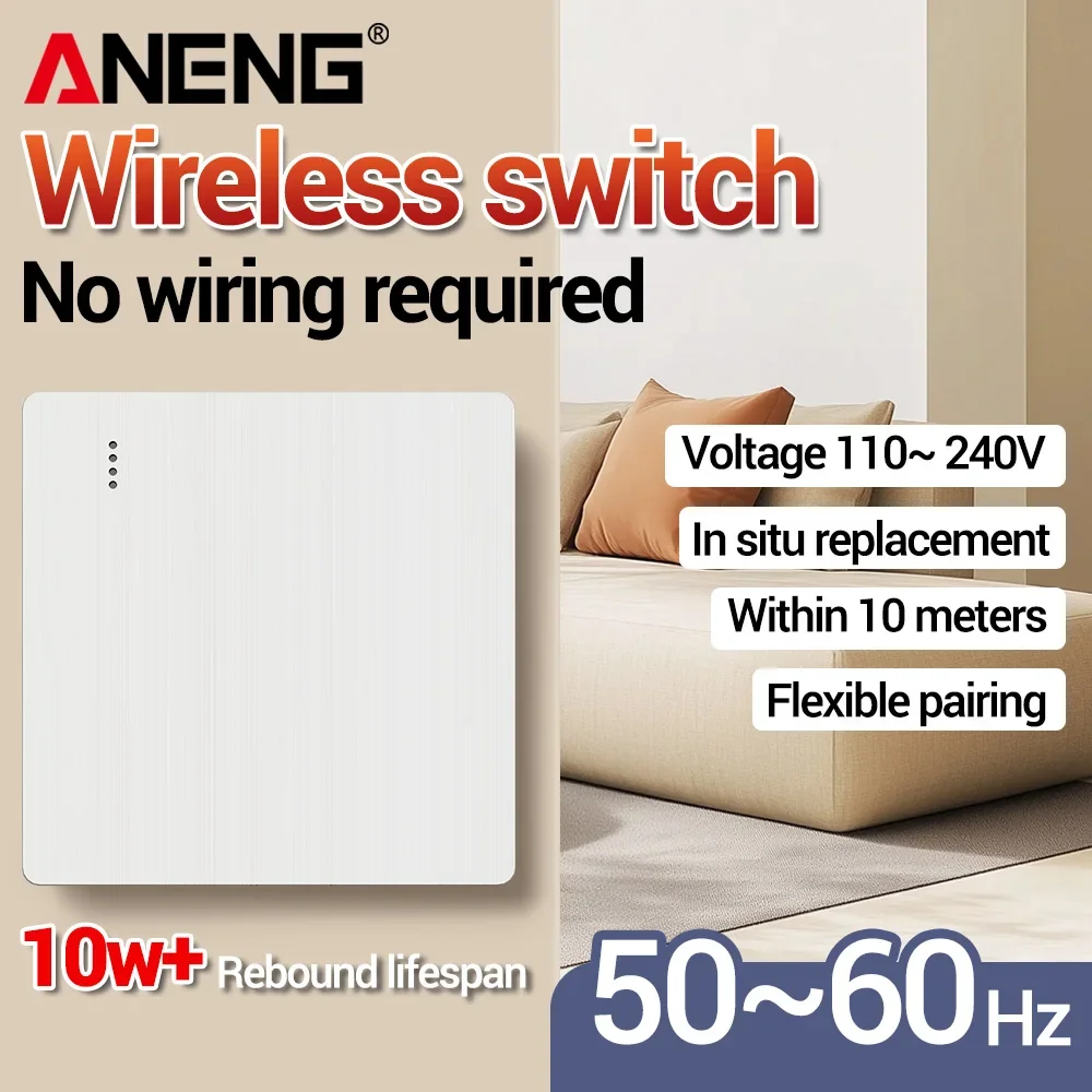 110-240V Smart Mini Switches 50-60Hz Wall Panel Switch Wireless Wall Home Push Button Controller Long Distance Switch Receiver
110-240V Smart Mini Switches 50-60Hz Wall Panel Switch Wireless Wall Home Push Button Controller Long Distance Switch Receiver