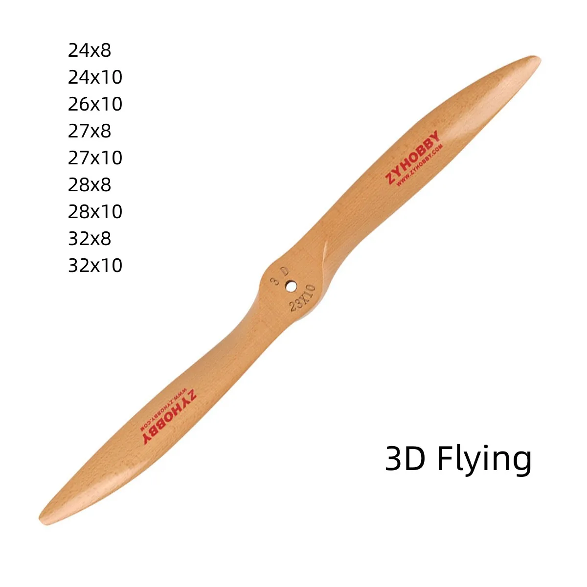 Wooden Propeller 3D Flying RC Gas Model Airplane 2-blade Wood Helice Prop 26x10 27x8 27x10 28x8 28x10 32x8 32x10
Wooden Propeller 3D Flying RC Gas Model Airplane 2-blade Wood Helice Prop 26x10 27x8 27x10 28x8 28x10 32x8 32x10