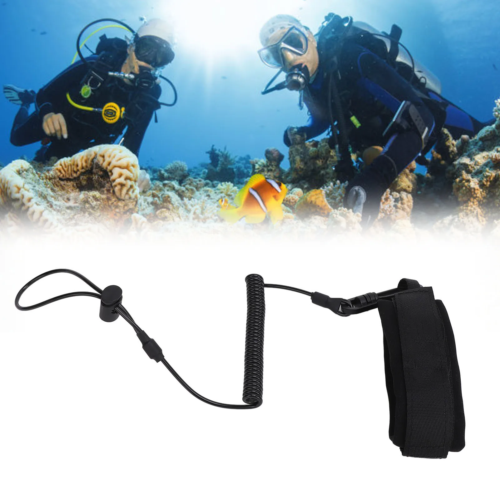 Diving Lanyard Diving Cylinder Strap Lightweight Prevents Loss Flexible Professional for S400 S500 S700PRO
Diving Lanyard Diving Cylinder Strap Lightweight Prevents Loss Flexible Professional for S400 S500 S700PRO