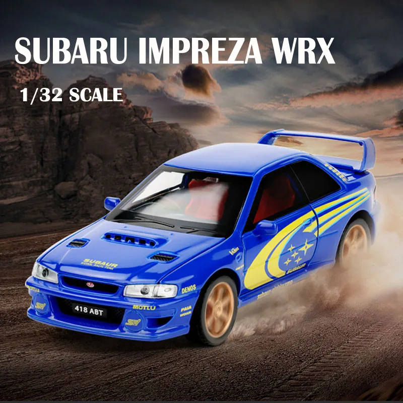 Моделирование 1/32 Subaru Impreza Rally Edition, модель спортивного автомобиля из сплава, орнамент, игрушки для мальчиков, литая под давлением игрушечная машина, домашний декор
Моделирование 1/32 Subaru Impreza Rally Edition, модель спортивного автомобиля из сплава, орнамент, игрушки для мальчиков, литая под давлением игрушечная машина, домашний декор