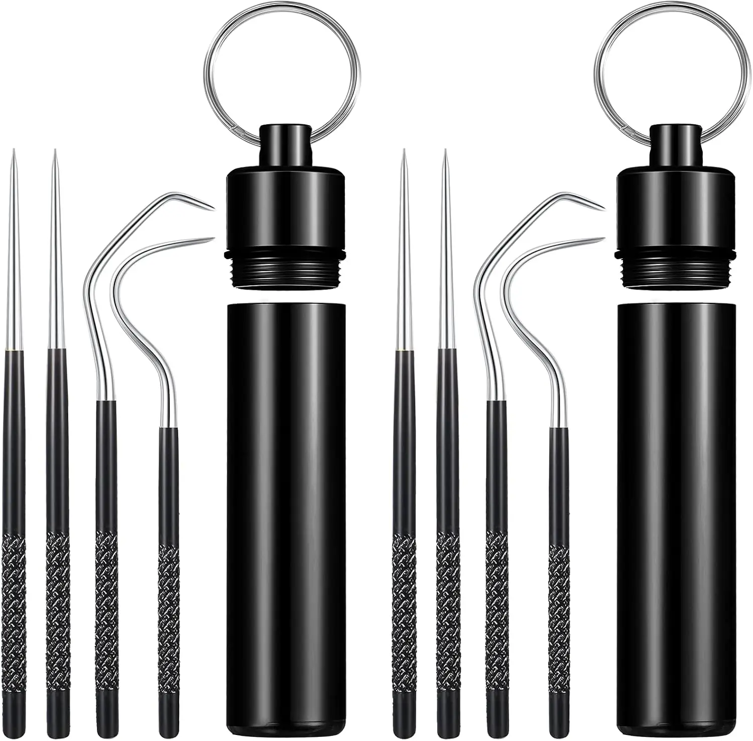 Многоразовый набор титановых зубочисток с держателем для кемпинга, пикников, путешествий, портативный брелок для ключей
Многоразовый набор титановых зубочисток с держателем для кемпинга, пикников, путешествий, портативный брелок для ключей
