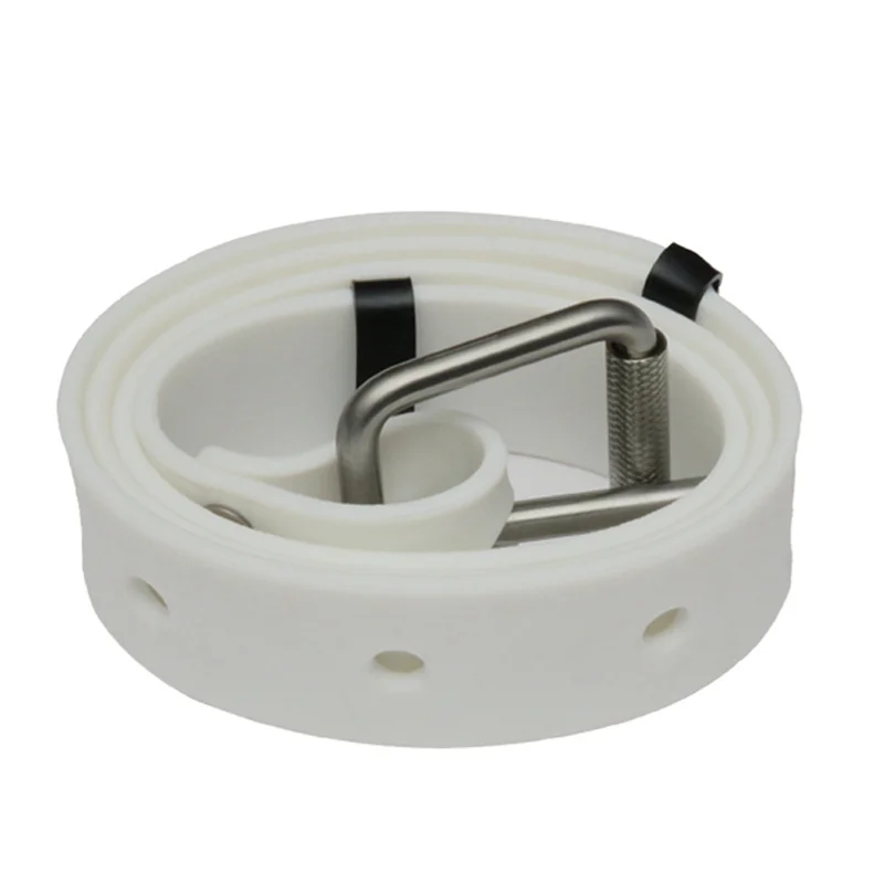 85cm-1.3M Silicone Diving Weight Belt Waist Weight Belt Bag Quick Release Buckle for Scuba Freediving Fishing-White
85cm-1.3M Silicone Diving Weight Belt Waist Weight Belt Bag Quick Release Buckle for Scuba Freediving Fishing-White