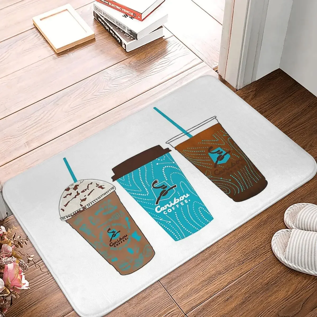 Caribou Coffee Cups Anti-slip Doormat Floor Mat Cushion Carpet Rug for Kitchen Entrance Home Bathroom Living room Footpad Mats
Caribou Coffee Cups Anti-slip Doormat Floor Mat Cushion Carpet Rug for Kitchen Entrance Home Bathroom Living room Footpad Mats
