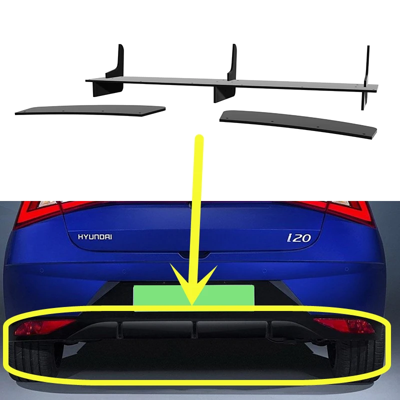 Use For Hyundai i20 Standard 2020-2022 Year Rear Diffuser Bumper Lips Spoiler Splitter Body Kit Accessories
Use For Hyundai i20 Standard 2020-2022 Year Rear Diffuser Bumper Lips Spoiler Splitter Body Kit Accessories