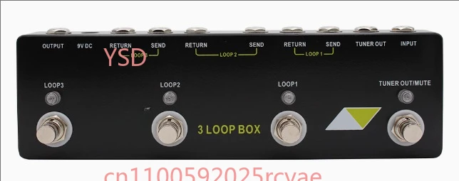 3 LOOP BOX Effect Pedal True Bypass Loop Guitar Pedal with Tuner Mute Function Multi Effects Pedal Effects Processors
3 LOOP BOX Effect Pedal True Bypass Loop Guitar Pedal with Tuner Mute Function Multi Effects Pedal Effects Processors