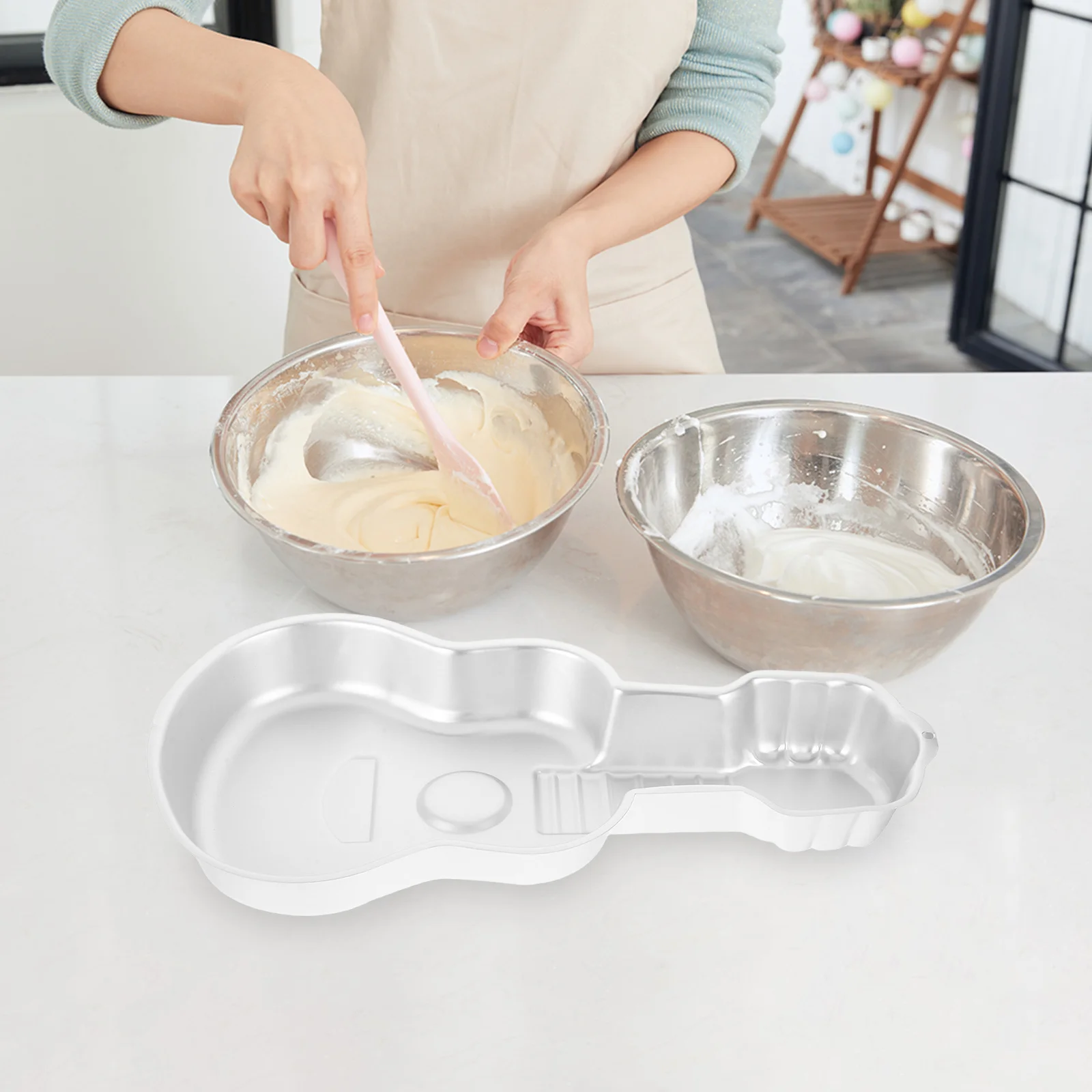 Guitar Cake Mold Aluminum Nonstick Baking Pan For Birthday Party Music Theme Reusable Cake Molds Baking Tools Kitchen Supplies 
Guitar Cake Mold Aluminum Nonstick Baking Pan For Birthday Party Music Theme Reusable Cake Molds Baking Tools Kitchen Supplies