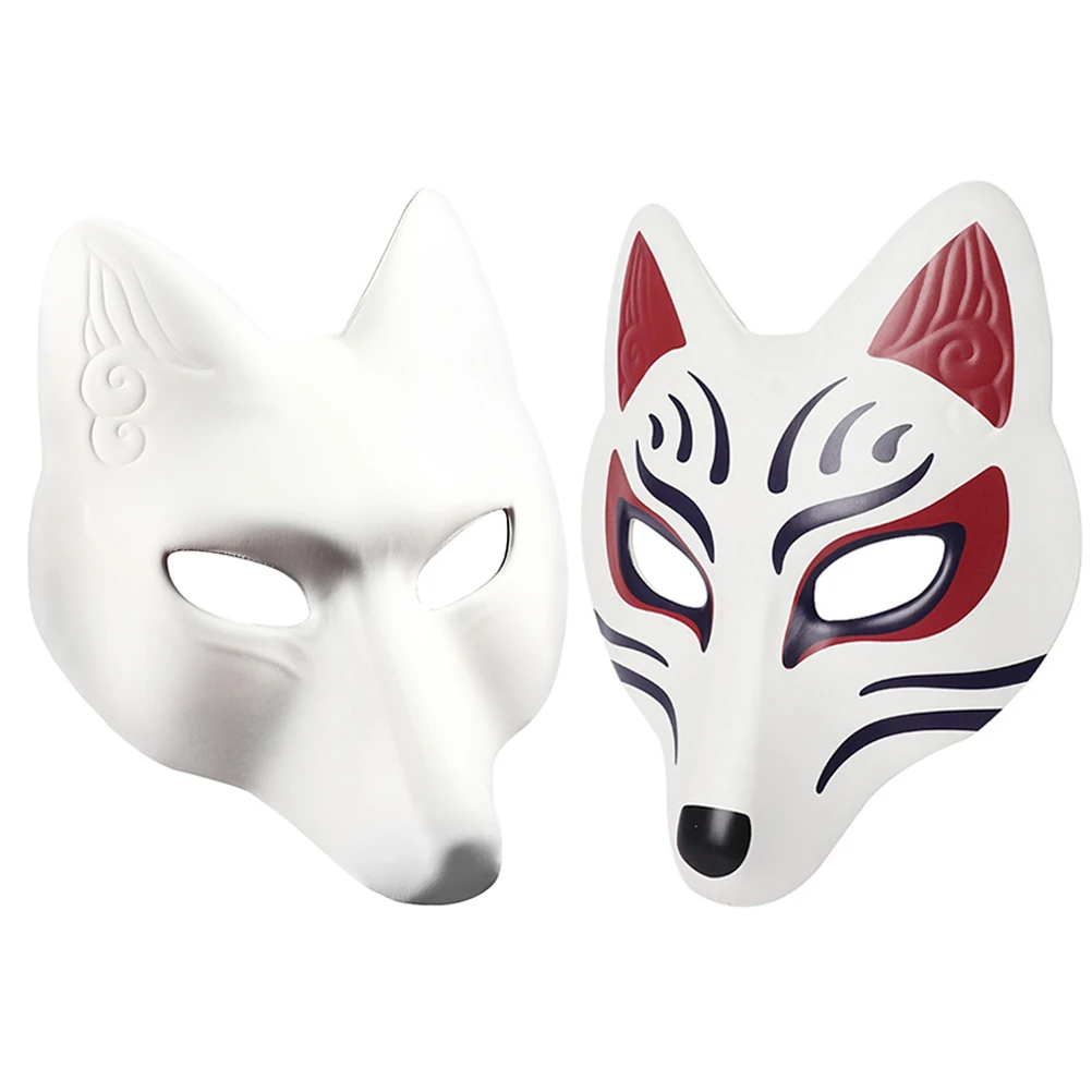 2pcs Blank Fox Masks White Diy Masquerade Unpainted Craft Party Favors For Halloween Wedding Cosplay Teenager Adult Decorate
2pcs Blank Fox Masks White Diy Masquerade Unpainted Craft Party Favors For Halloween Wedding Cosplay Teenager Adult Decorate