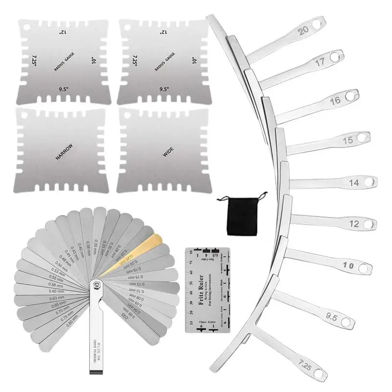 Guitar String Height Gauge Stainless Steel String Action Ruler Feeler Gauge Versatile Luthier Setup Kit Measuring Tools for
Guitar String Height Gauge Stainless Steel String Action Ruler Feeler Gauge Versatile Luthier Setup Kit Measuring Tools for