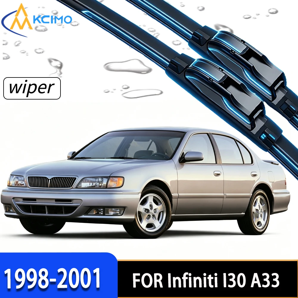 Premium Rubber Front Windshield Wiper Blades For Infiniti I30 A33 1998-2001,Durable Direct Replacement,Clear All-Weather Vision
Premium Rubber Front Windshield Wiper Blades For Infiniti I30 A33 1998-2001,Durable Direct Replacement,Clear All-Weather Vision