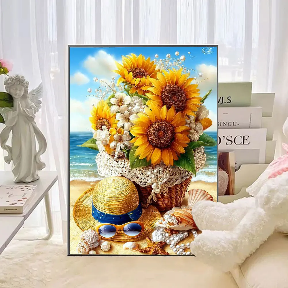 DIY Diamond Painting Sunflower Seaside Diamond Embroidery Flower Landscape New 2026 Handmade Gift
DIY Diamond Painting Sunflower Seaside Diamond Embroidery Flower Landscape New 2026 Handmade Gift