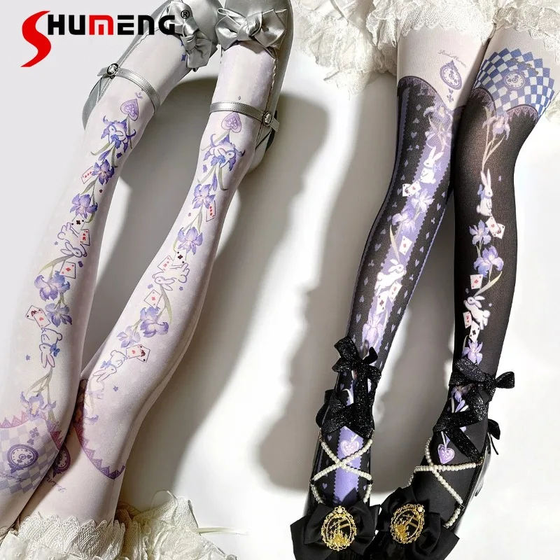 Japanese Rojita Printed Pantyhose Cartoon Sweet Stockings Elegant Hosiery 6 Colors Optional Casual Daily Tights Lolita Girls
Japanese Rojita Printed Pantyhose Cartoon Sweet Stockings Elegant Hosiery 6 Colors Optional Casual Daily Tights Lolita Girls