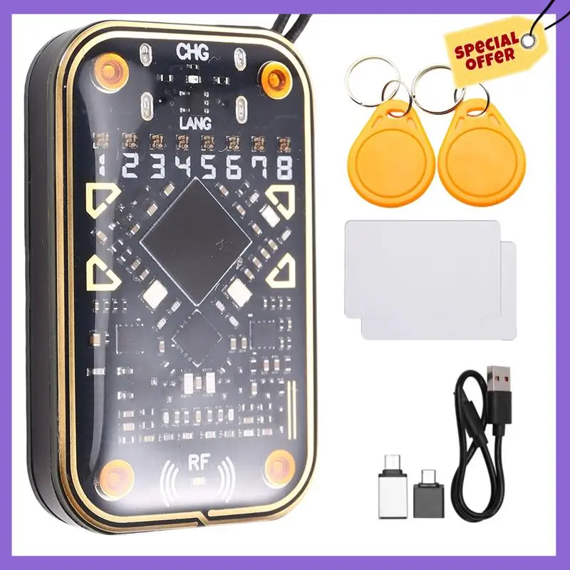 -A96Z Chameleon Ultra V2.0 RFID Smart Chip Reader Emulator+2Xuid Keychain/Card 125Khz 13.56Mhz Card Decode NFC Duplicator
-A96Z Chameleon Ultra V2.0 RFID Smart Chip Reader Emulator+2Xuid Keychain/Card 125Khz 13.56Mhz Card Decode NFC Duplicator