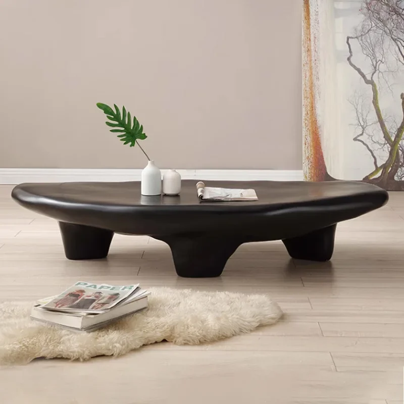 Nordic Cream Style Elliptical Pebble Tea Table with Silent Style Modern Living Room Fiberglass Table
Nordic Cream Style Elliptical Pebble Tea Table with Silent Style Modern Living Room Fiberglass Table