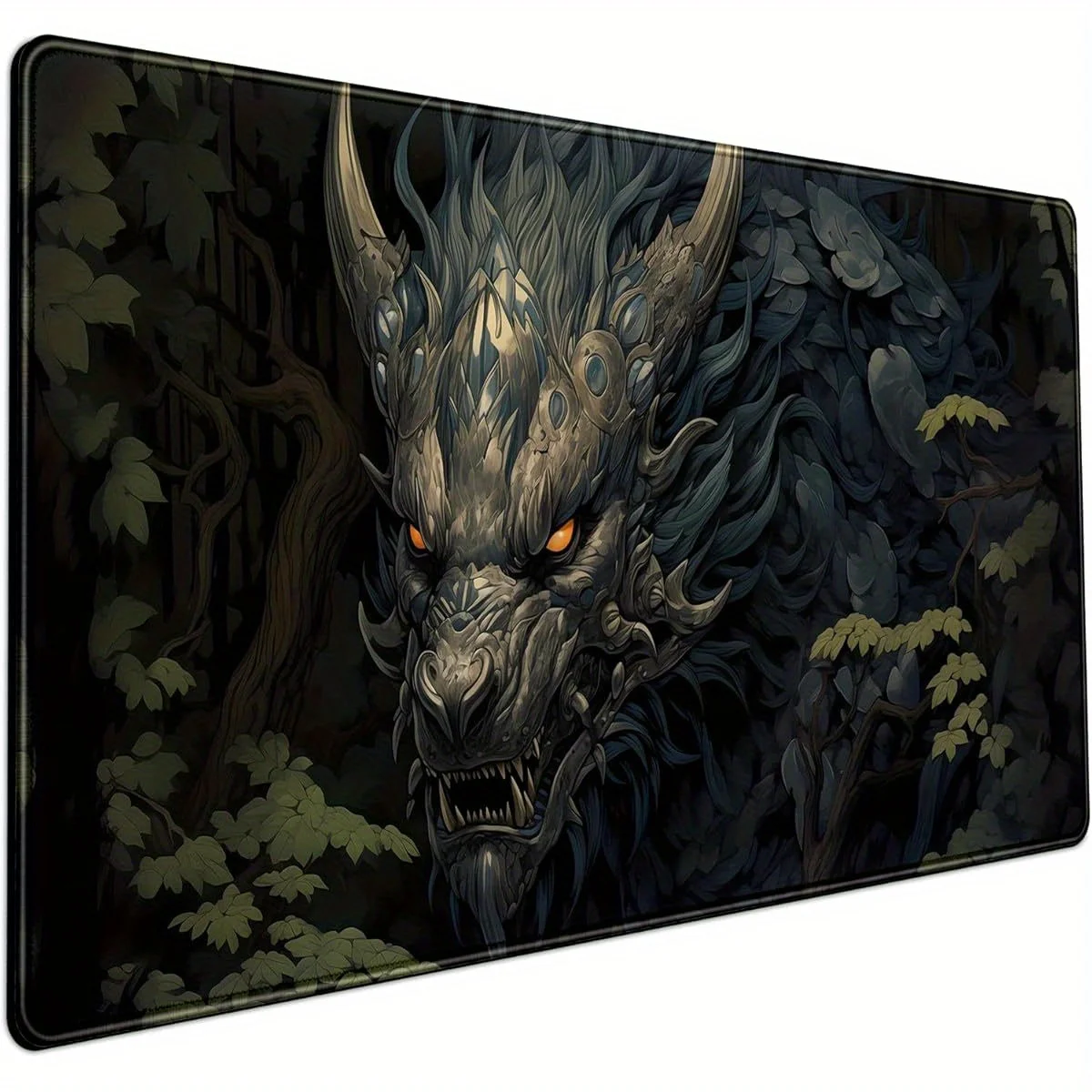 Ukiyo-e art Большой коврик для мыши Black Dragon, настольный коврик с прошитыми краями, резиновая противоскользящая основа, аксессуары для ПК, игровой коврик, коврики для мыши
Ukiyo-e art Большой коврик для мыши Black Dragon, настольный коврик с прошитыми краями, резиновая противоскользящая основа, аксессуары для ПК, игровой коврик, коврики для мыши