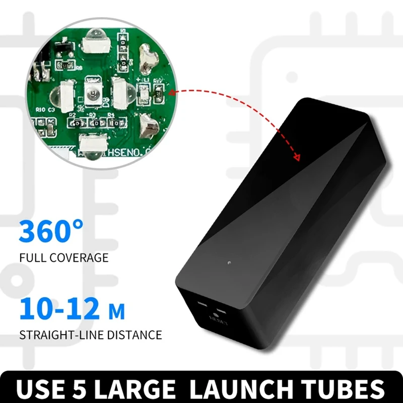 Zigbee Smart IR - Universal Remote for AC, TV, Fan & More 10-12M Range, 0.5s Response-A27R
Zigbee Smart IR - Universal Remote for AC, TV, Fan & More 10-12M Range, 0.5s Response-A27R