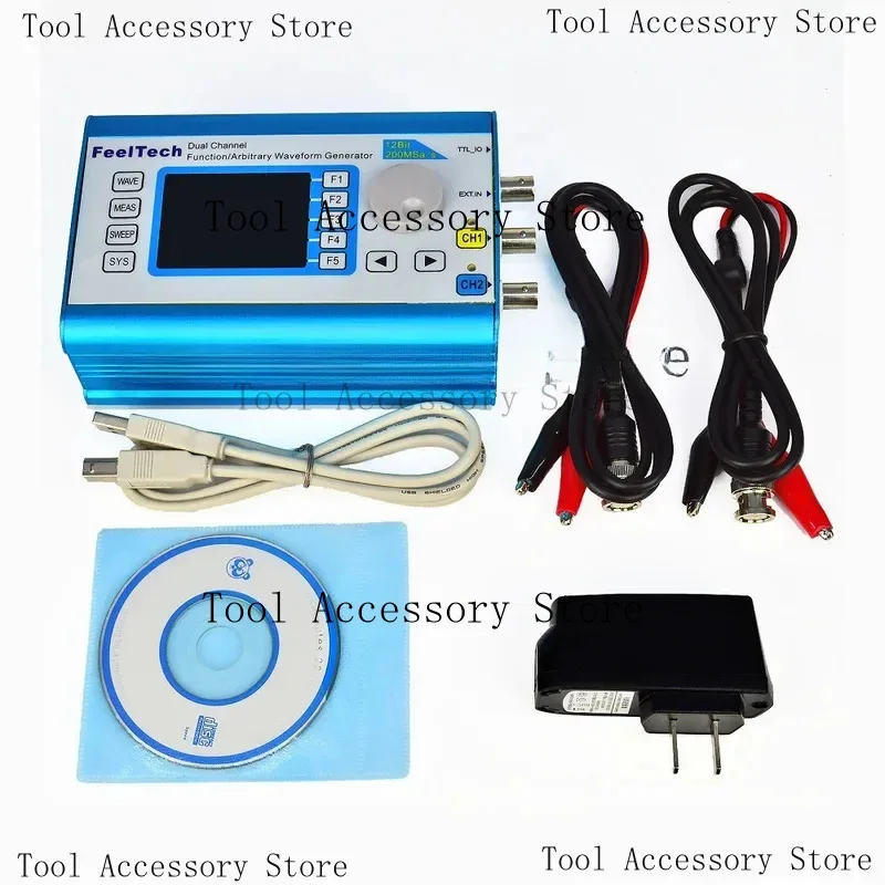 FY2300 20MHz DDS Function Signal Generator Arbitrary Waveform Dual Channel Sine Wave Frequency Spooky2 Compatible Used 14Bits
FY2300 20MHz DDS Function Signal Generator Arbitrary Waveform Dual Channel Sine Wave Frequency Spooky2 Compatible Used 14Bits