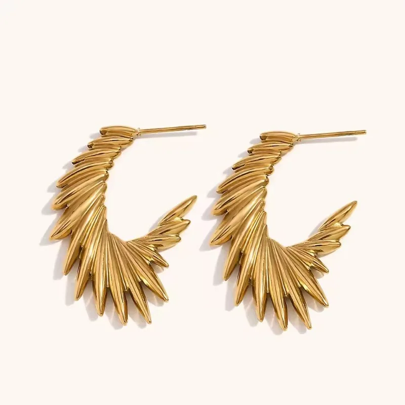 Thorn, irregular hedgehog shaped Ear studs, personalized, simple, high-end feather earrings, accessories
Thorn, irregular hedgehog shaped Ear studs, personalized, simple, high-end feather earrings, accessories