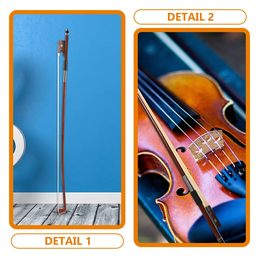 2Pcs Violin Bow Replacement Natural Wood Material Well Balanced Smooth Playing Accessory Violin Bow Instrument Accessory
2Pcs Violin Bow Replacement Natural Wood Material Well Balanced Smooth Playing Accessory Violin Bow Instrument Accessory