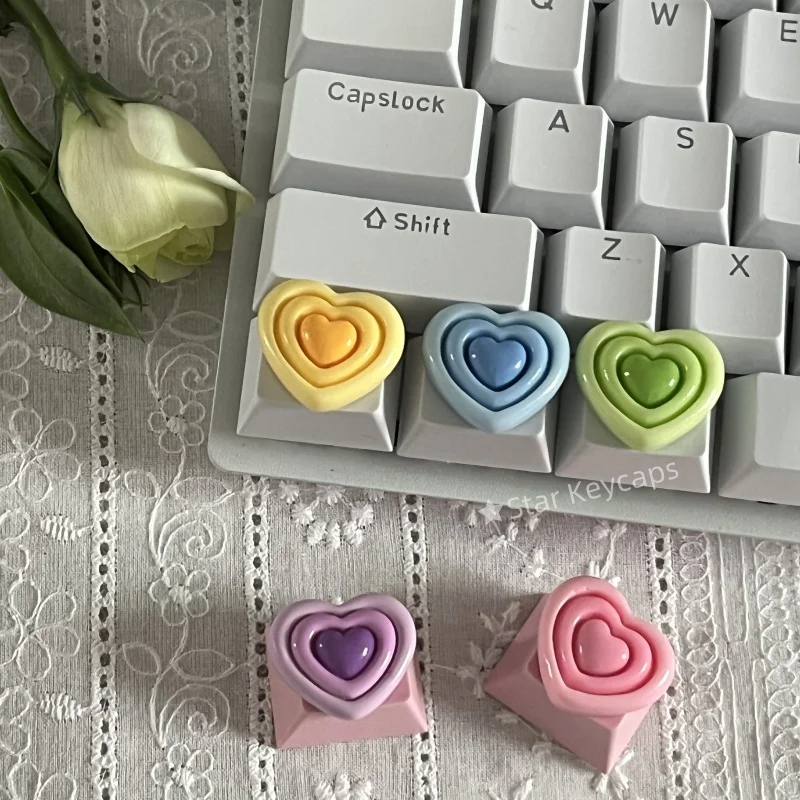 1.25u Ctrl / Fn / Alt Keycaps Cute Heart Cross Axis Mechanical Keycap Girl Gift Personalized Handmade Keycaps Accessories
1.25u Ctrl / Fn / Alt Keycaps Cute Heart Cross Axis Mechanical Keycap Girl Gift Personalized Handmade Keycaps Accessories