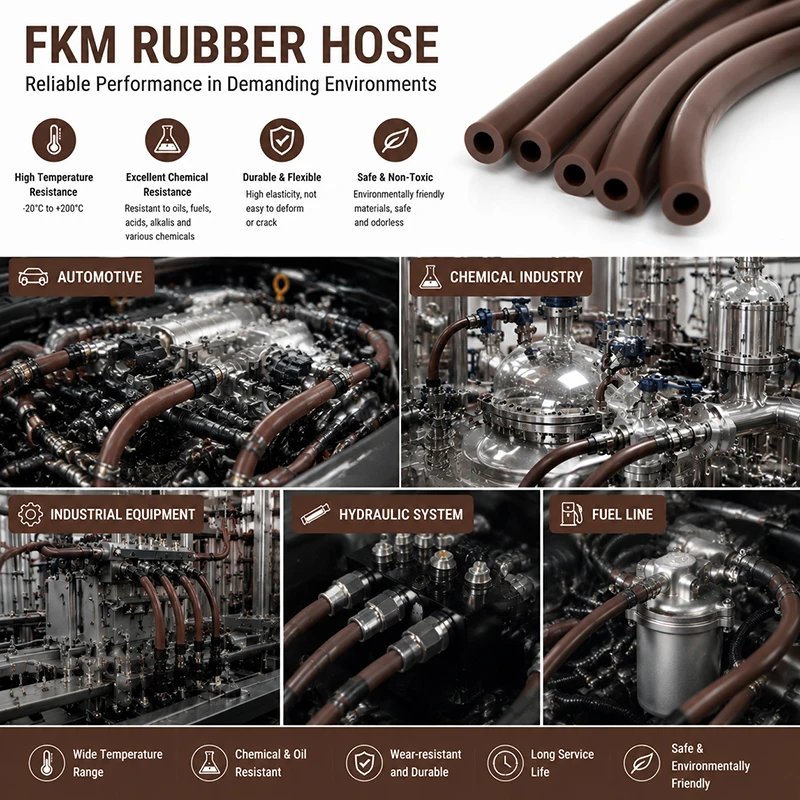 Durable Brown Vitons Fluororubber Hose ID 2-14mm Heat Oil Resistant Acid Alkali Proof Anti-corrosion Automotive Fuel Tube
Durable Brown Vitons Fluororubber Hose ID 2-14mm Heat Oil Resistant Acid Alkali Proof Anti-corrosion Automotive Fuel Tube