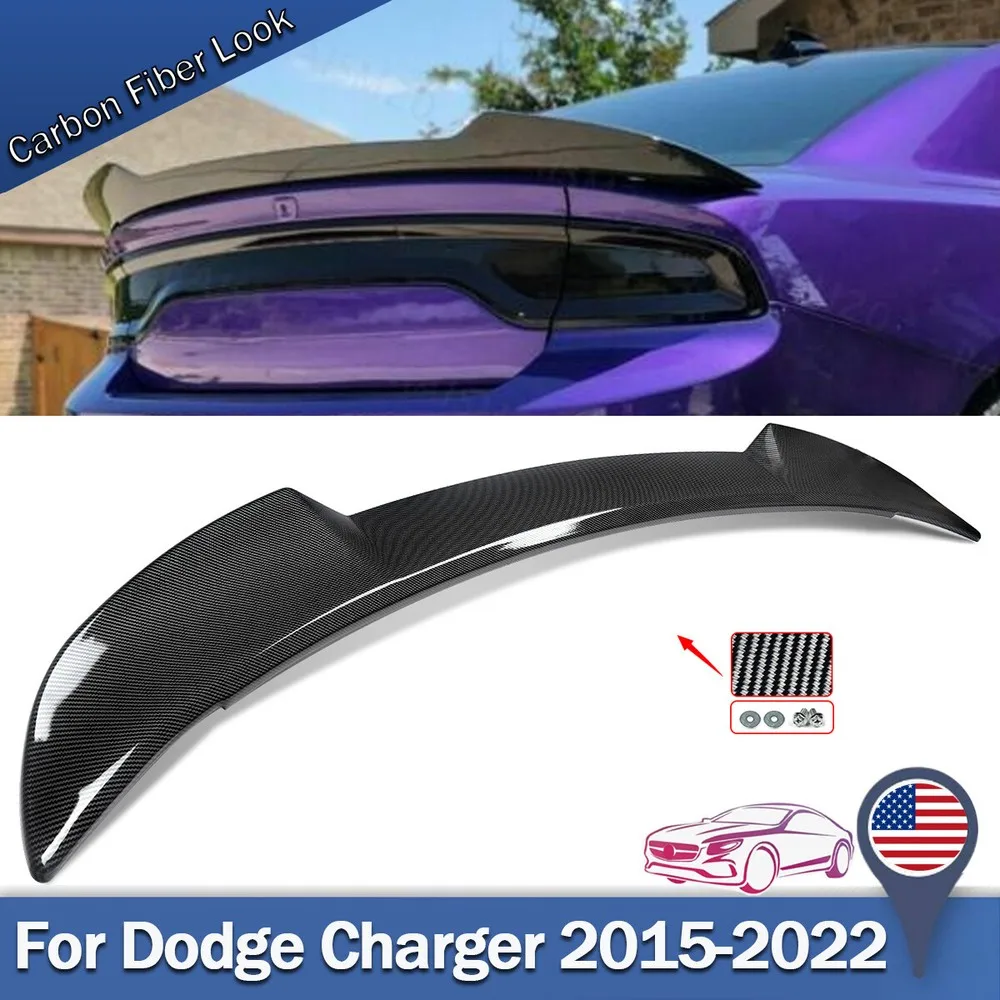 Rear Trunk Spoiler Wing Carbon Fiber Look For Dodge Charger SRT SXT GT RT Sedan 4-Door 2015-2022 Tail Roof Lip Spoiler Trim
Rear Trunk Spoiler Wing Carbon Fiber Look For Dodge Charger SRT SXT GT RT Sedan 4-Door 2015-2022 Tail Roof Lip Spoiler Trim