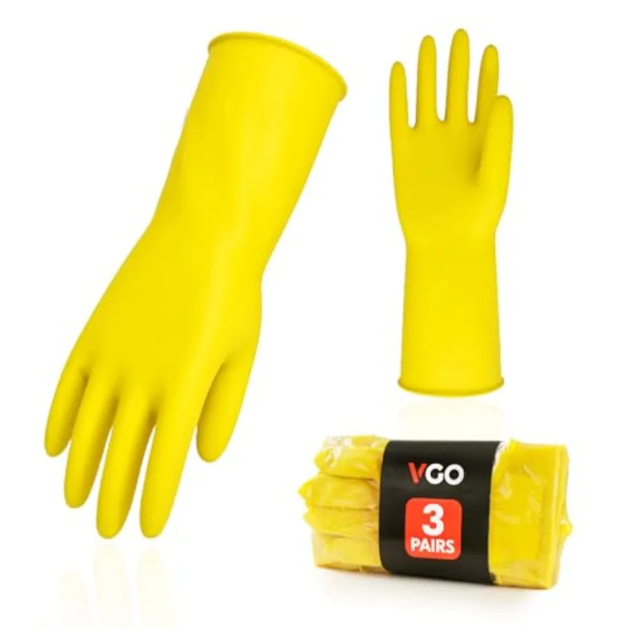 Reusable Household Gloves, Rubber Dishwashing gloves, Extra Thickness, Long Sleeves, Kitchen Cleaning, Working, Painting, Garde
Reusable Household Gloves, Rubber Dishwashing gloves, Extra Thickness, Long Sleeves, Kitchen Cleaning, Working, Painting, Garde
