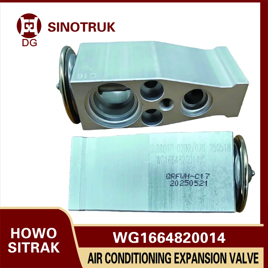 Расширительный клапан кондиционера WG1664820014 для Sinotruk HOWO T7H TH7 T5G TX Sitrak C7H Расширительный клапан испарителя
Расширительный клапан кондиционера WG1664820014 для Sinotruk HOWO T7H TH7 T5G TX Sitrak C7H Расширительный клапан испарителя