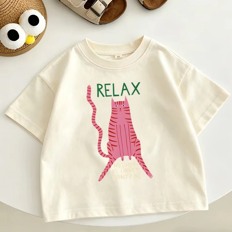 New Fashion Style Merch Tee Shirt Kids Funny Cat Harajuku Y2K Tops Pink Cat Print Casual Cotton Tee Top Girls Short Sleeves Tops
New Fashion Style Merch Tee Shirt Kids Funny Cat Harajuku Y2K Tops Pink Cat Print Casual Cotton Tee Top Girls Short Sleeves Tops