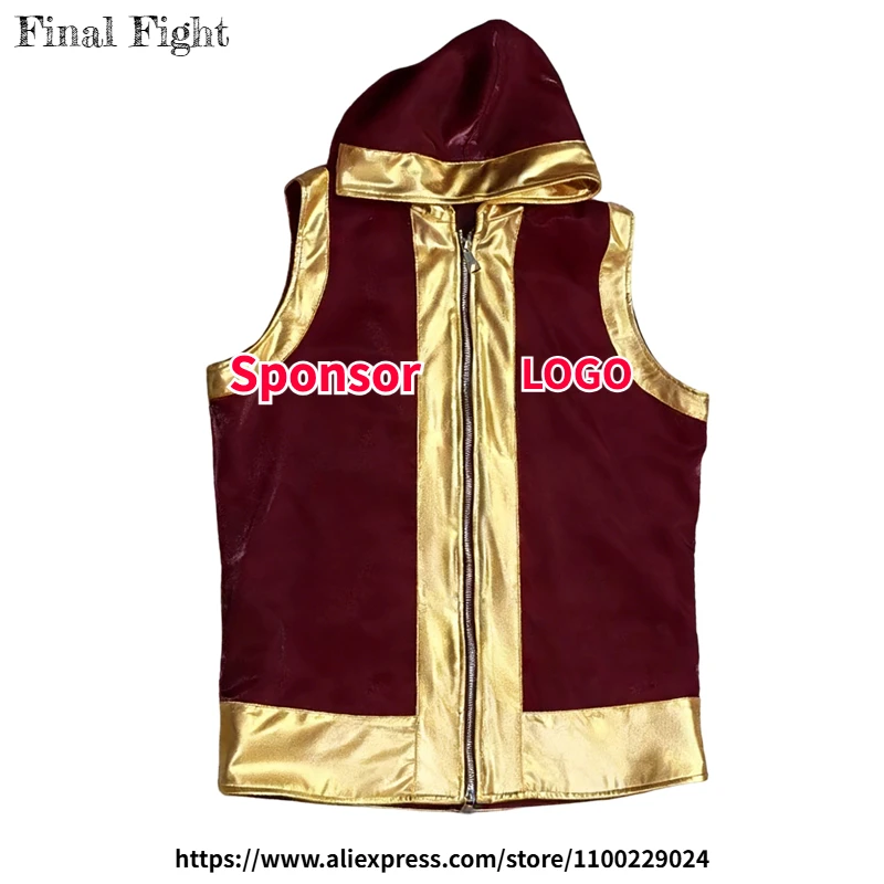 Personalized Logo Muay Thai Robe Hooded Zipper Boxing Gown for Muay Thai Kickboxing Training Professional Boxer Fight Top Jacket
Personalized Logo Muay Thai Robe Hooded Zipper Boxing Gown for Muay Thai Kickboxing Training Professional Boxer Fight Top Jacket