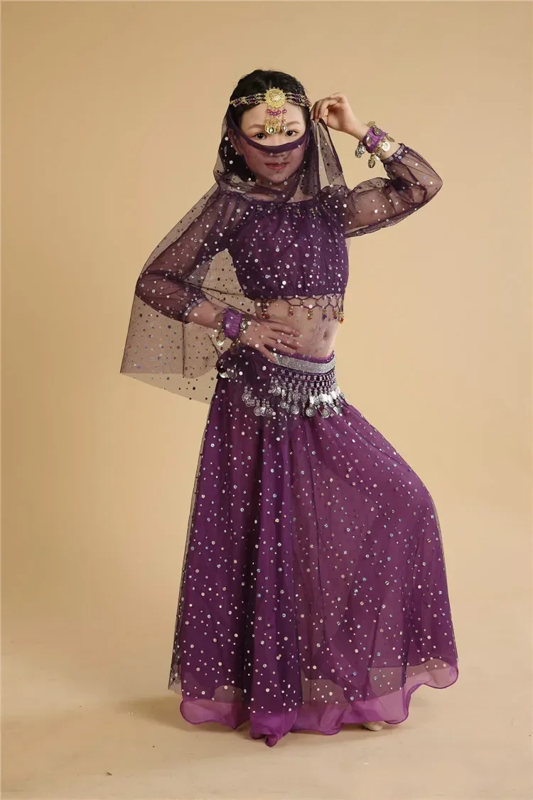 Hot Selling Belly Dance Performance Bollywood Indian Child Costume Belly Dancing Costumes for Kids Bollywood Costume
Hot Selling Belly Dance Performance Bollywood Indian Child Costume Belly Dancing Costumes for Kids Bollywood Costume