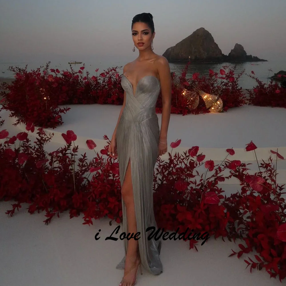 Вечернее платье с милым воротником, блестящее плиссированное сексуальное платье русалки на шнуровке сзади длиной до пола, Саудовское платье с высоким разрезом по бокам по индивидуальному заказу
Вечернее платье с милым воротником, блестящее плиссированное сексуальное платье русалки на шнуровке сзади длиной до пола, Саудовское платье с высоким разрезом по бокам по индивидуальному заказу