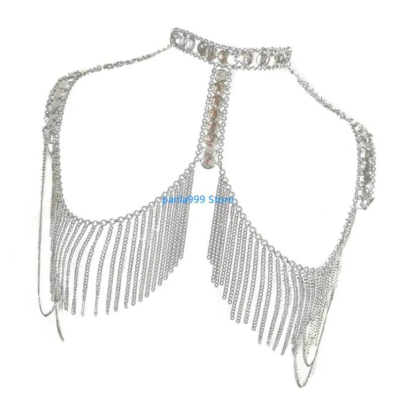 P0RF Multilayered Shoulder Chain with Rhinestones Multipurpose Body Accessory Portable for Bridal and Party Wear Supplies
P0RF Multilayered Shoulder Chain with Rhinestones Multipurpose Body Accessory Portable for Bridal and Party Wear Supplies